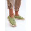 Klasické Dámské Espadrily Zelené Flaure (Veľkosť 36)