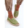 Klasické Dámské Espadrily Zelené Flaure (Veľkosť 36)