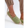 Klasické Dámské Espadrily Zelené Flaure (Veľkosť 36)
