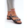 Dámske čierne gumové sandále Ipanema na rovnej podrážke, kód produktu 82429 BLK/SILVER