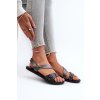 Dámske čierne gumové sandále Ipanema na rovnej podrážke, kód produktu 82429 BLK/SILVER