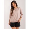 Dámska blúzka over size béžová RV-BZ-9582.03X