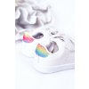 Detské tenisky  biele kód obuvi 807-G WH/RAIN