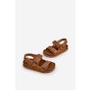 Dětské sandálky na korkové platformě se suchým zipem Camel Rorria (Veľkosť 28)