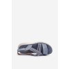 Modré dámske sandále z eko kože na platforme s podpätkom 4 cm, kód produktu 24SD06-7056 BLUE