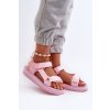 Dámske Sandále na platforme big star nn274a533 ružové / (Veľkosť 36)
