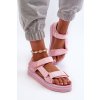 Dámske Sandále na platforme big star nn274a533 ružové / (Veľkosť 36)