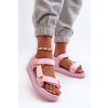 Dámske Sandále na platforme big star nn274a533 ružové / (Veľkosť 36)