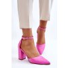 Dámske lodičky  ružové kód obuvi QA203P FUSHIA (Veľkosť 37)