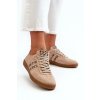 Zazoo N1068 Semišové Nízké Dámské Tenisky Beige (Veľkosť 36)
