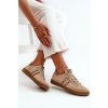 Zazoo N1068 Semišové Nízké Dámské Tenisky Beige (Veľkosť 36)
