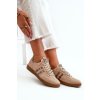 Zazoo N1068 Semišové Nízké Dámské Tenisky Beige (Veľkosť 36)
