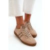 Zazoo N1068 Semišové Nízké Dámské Tenisky Beige (Veľkosť 36)
