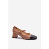 Dámske lodičky  hnedé kód obuvi 2846/100-205 (Veľkosť 37)
