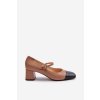Dámske lodičky  hnedé kód obuvi 2846/100-205 (Veľkosť 37)