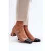 Dámske lodičky  hnedé kód obuvi 2846/100-205 (Veľkosť 37)