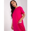 Dámske fuksiovo-ružove šaty basic kód produktu RV-SK-8724.12