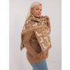 Dámsky šál farba hnedá camel Fact - naj AT-SZ-23158.32 (Farba Hnedá camel, Veľkosť ONE SIZE)
