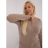 Dámsky sveter farba Tmavo-béžová kód PM-SW-PM793.01