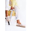 Klasické Dámske espadrilky prolamované bílý catris / MY-33117 WHITE (Veľkosť 37)