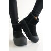 Dámske snehule  čierne kód obuvi OO274A213 (Veľkosť 38)