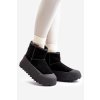 Dámske snehule  čierne kód obuvi OO274A213 (Veľkosť 38)