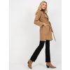 Dámsky kabát farba hnedá camel kód TW-PL-BE-M125.21 : na temu obdobie Jeseň / zima