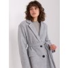 Dámsky kabát farba sivá kód TW-PL-BI-2022320.01X : na temu obdobie Jeseň / zima