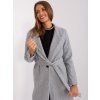 Dámsky kabát farba sivá kód TW-PL-BI-5312-1.31 : na temu obdobie Jeseň / zima