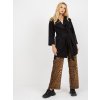 Dámsky kabát farba čierna kód TW-PL-BE-M125.21 : na temu obdobie Jeseň / zima