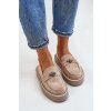 Dámské Mokasíny Na Platformě Béžové Erithine (Veľkosť 40)