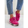 Dámské Zamszové Tenisky Na Platformě S Tlustým Šněrováním Fuchsie Artiker 55C0086 (Veľkosť 40)