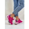 Dámské Zamszové Tenisky Na Platformě S Tlustým Šněrováním Fuchsie Artiker 55C0086 (Veľkosť 40)