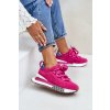 Dámské Zamszové Tenisky Na Platformě S Tlustým Šněrováním Fuchsie Artiker 55C0086 (Veľkosť 40)