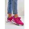 Dámské Zamszové Tenisky Na Platformě S Tlustým Šněrováním Fuchsie Artiker 55C0086 (Veľkosť 40)