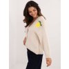Dámsky sveter farba Svetlo-béžová kód MI-SW-2108.92