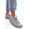 Dámske tenisky big star vysoké zateplené šedé gg274070 / GG274070 GREY (Veľkosť 36)