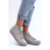 Dámske tenisky big star vysoké zateplené šedé gg274070 / GG274070 GREY (Veľkosť 36)