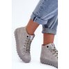 Dámske tenisky big star vysoké zateplené šedé gg274070 / GG274070 GREY (Veľkosť 36)