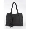 Čierne dámska kabelka Shelvt kod CCC -1- TOR-JS2401P/B (Veľkosť one size)