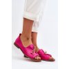Zazoo 2660 Dámske kožené baleríny fuksie / 2660/073 (Veľkosť 35)
