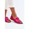 Zazoo 2660 Dámske kožené baleríny fuksie / 2660/073 (Veľkosť 35)