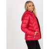 Červená dámska prechodná bunda zo 100% polyesteru, kód NM-KR-L22-9855.36P