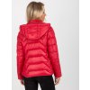 Červená dámska prechodná bunda zo 100% polyesteru, kód NM-KR-L22-9855.36P