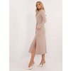 Dámske béžove šaty na bežný deň kód produktu LK-SK-509792.21P