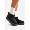 Dámske snehule  čierne kód obuvi OO274A099 (Veľkosť 37)