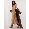 Dámske hnede camel šaty večerné kód produktu LK-SK-509715.51