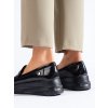 Čierne dámske mokasíny na platforme Goodin kod CCC -1- GD-FL704B (Veľkosť 38)