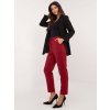Dámske Nohavice farba Bordová kód DHJ-SP-A7690.01P