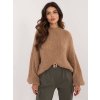 Dámsky sveter farba Hnedá camel kód TW-SW-BI-3565.69